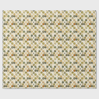 Japanese Washi Paper Hexagon Pattern | Seamless Sa