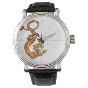 Japanese Water Color Dragon Design Watch