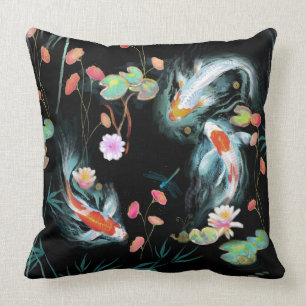 Japanese Water Garden Pillow