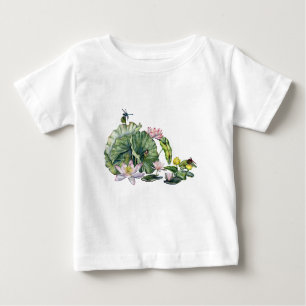 Japanese Water Lilies and Lotus Flowers Baby T-Shirt