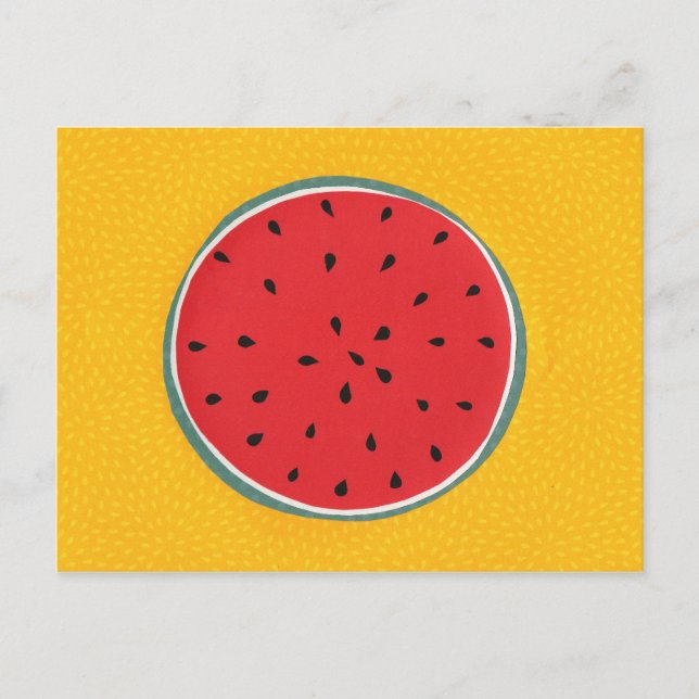 Japanese Watermelon Postcard (Front)