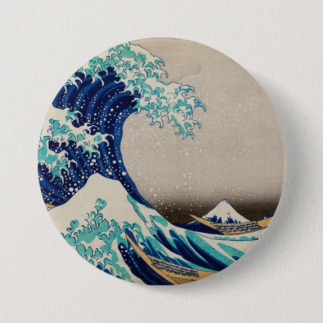 Japanese Wave Button (Front)