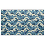 Japanese wave pattern fabric