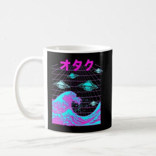 Japanese Wave Retro Ufo Vaporwave Otaku Synthwave  Coffee Mug