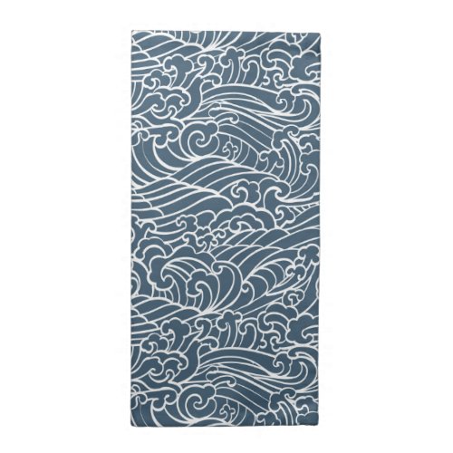 Japanese Wave Style Pattern Cloth Napkin