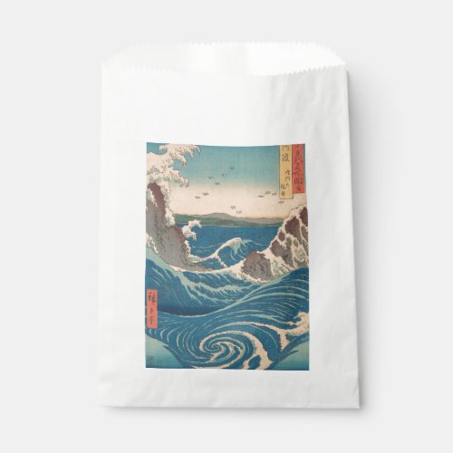 Japanese Waves Naruto Whirlpool Artwork Favor Bag