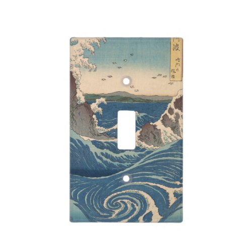 Japanese Waves Naruto Whirlpool Artwork Light Switch Cover