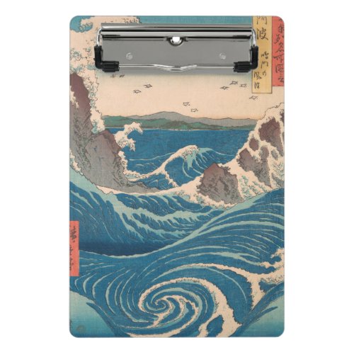 Japanese Waves Naruto Whirlpool Artwork Mini Clipboard