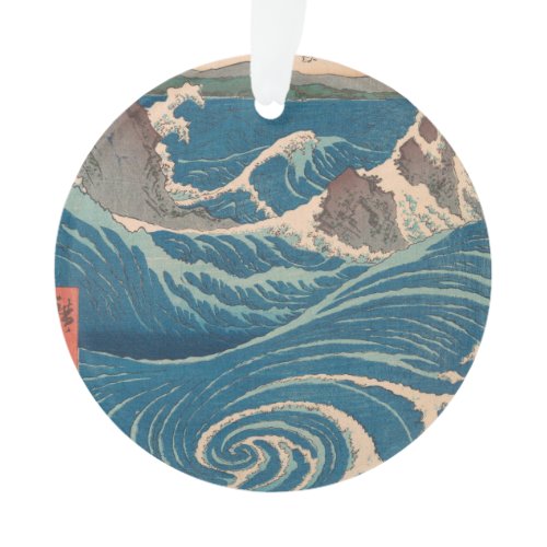 Japanese Waves Naruto Whirlpool Artwork Ornament