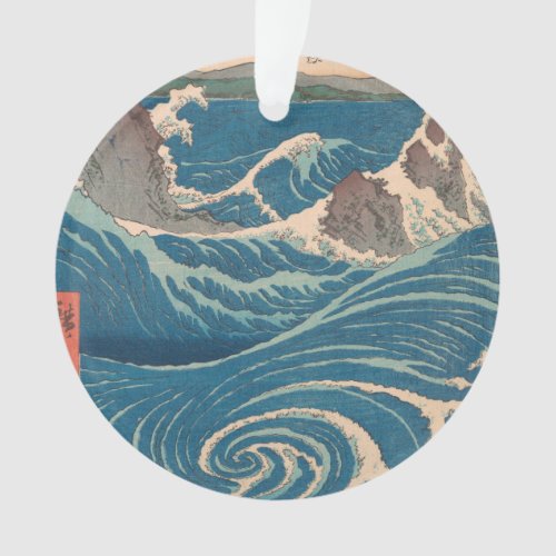 Japanese Waves Naruto Whirlpool Artwork Ornament