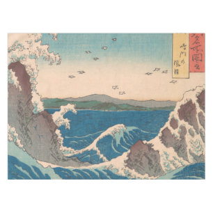Japanese Waves Naruto Whirlpool Artwork Tablecloth