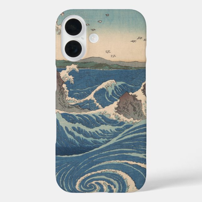 Japanese Waves Naruto Whirlpool Ocean Artwork Case-Mate iPhone Case (Back)