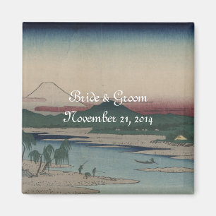 Japanese Wedding Invitations The Tama River Magnet