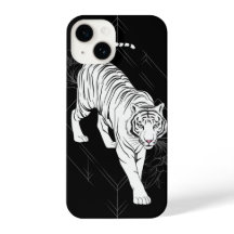 Japanese white tiger art