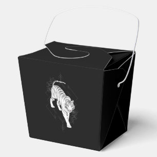 Japanese white tiger  favor boxes