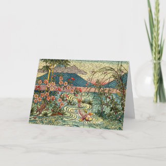 Japanese Window Design Card