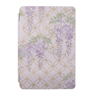 Japanese Wisteria & Shippo Kimono Floral iPad Mini Cover