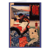 Japanese Woman and Cat (Front)