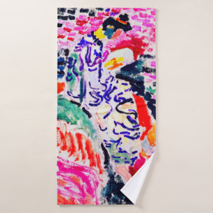 Japanese Woman beside the Water, Matisse Bath Towel