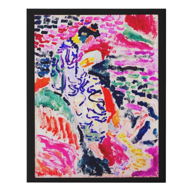 Japanese Woman beside the Water, Matisse Faux Canvas Print (Front)