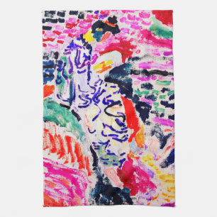 Japanese Woman beside the Water, Matisse Kitchen Towel