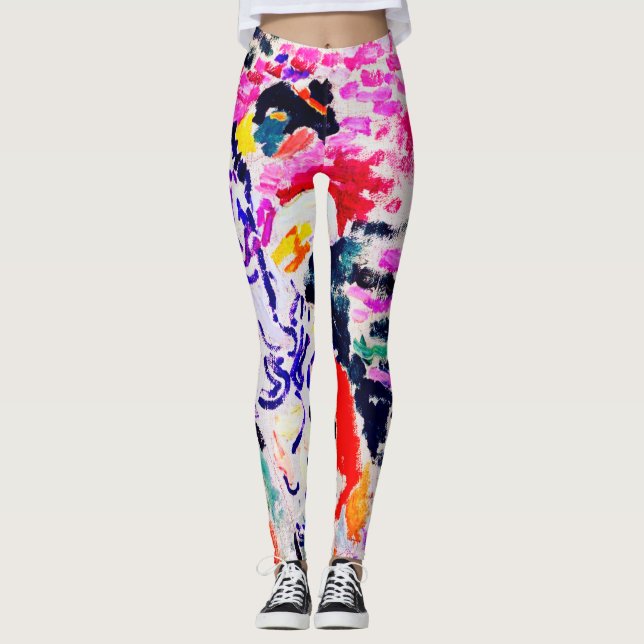 Japanese Woman beside the Water, Matisse Leggings (Front)