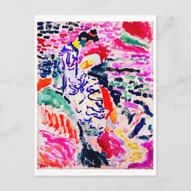 Japanese Woman beside the Water, Matisse Postcard (Front)