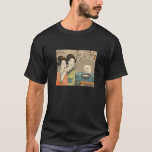 Japanese Woman Cat Meme Mad Yelling T-Shirt
