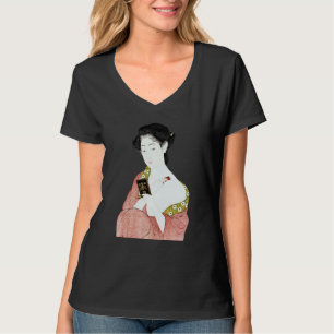 Japanese Woman Geisha Shin hanga Ukiyo e Japanese T-Shirt