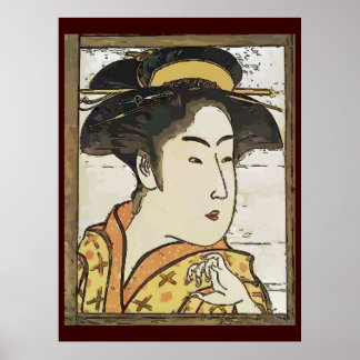 Japanese Woman Poster