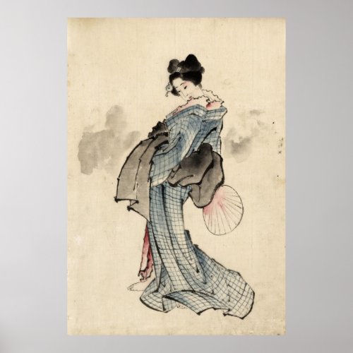 Japanese woman Print