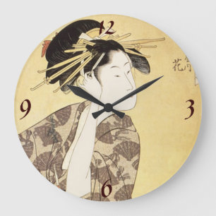 Japanese Woman  Wall Clock