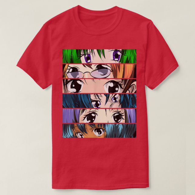 Japanese Women Kawaii Anime Otaku Japan Girl Manga T-Shirt (Design Front)