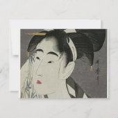 Japanese Women wiping her face (Front)