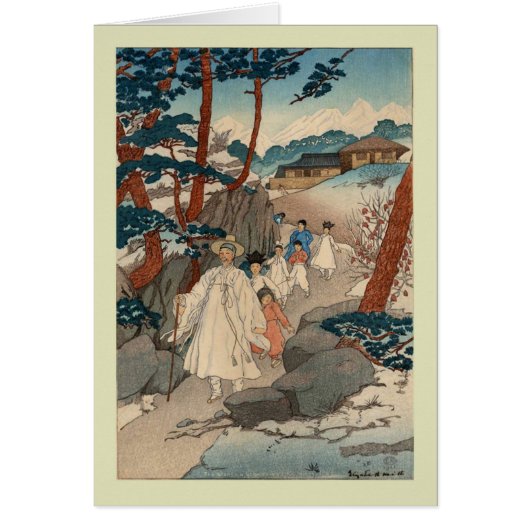 Japanese Woodblock Cards (Front)