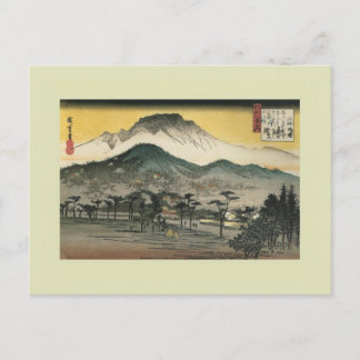 Japanese Woodblock Postcard