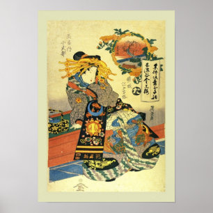 Japanese Woodblock Poster