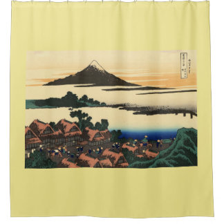 JAPANESE WOODBLOCK PRINT Shower Curtain