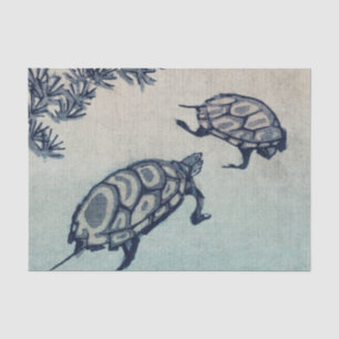 JAPANESE WOODBLOCK TURTLE Tissue Paper