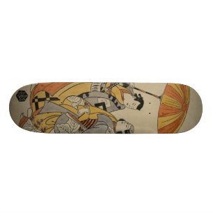 Japanese Woodcut #2 Skateboard Deck