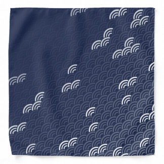Japanese yabure seigaiha bandana