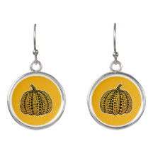 Japanese Yellow Pumpkins Polka Dot