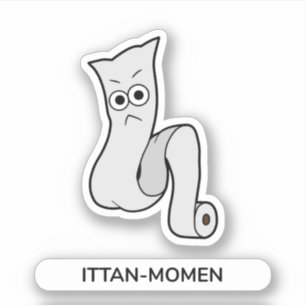 Japanese Yokai Cloth Ittan-momen Sticker