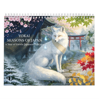 Japanese Yokai Four Seasons Fantasy Art Calendar