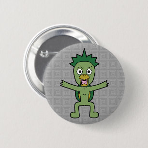 Japanese Yokai Gawappa Button