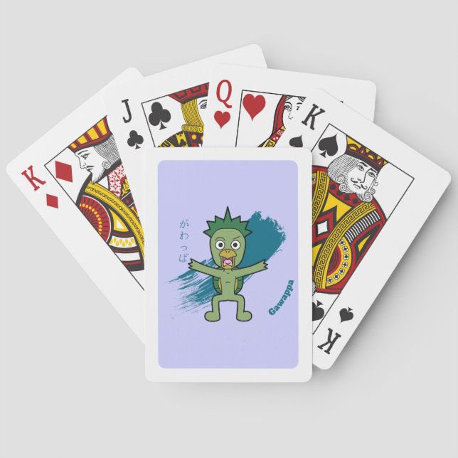 Japanese Yokai Gawappa Poker Cards (Back)