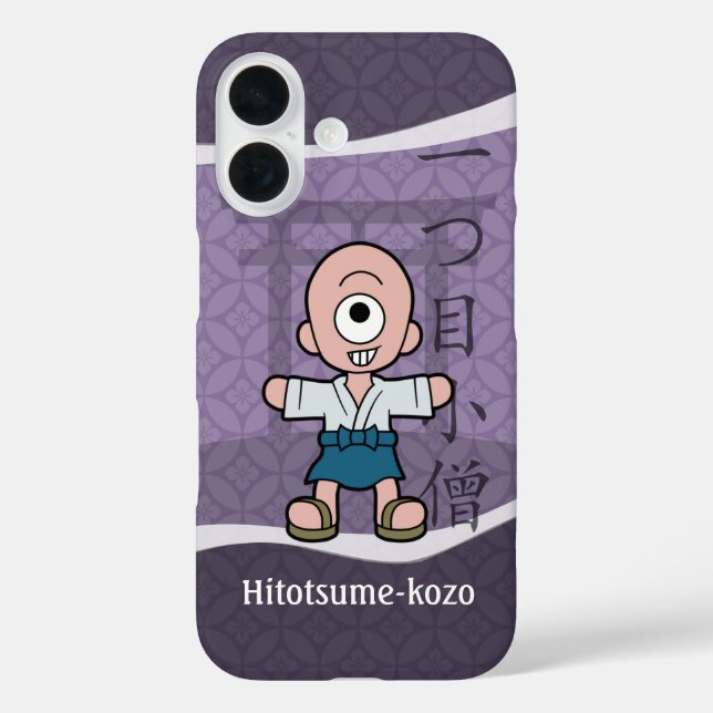 Japanese Yokai Hitotsume-kozo Case-Mate iPhone Case (Back)