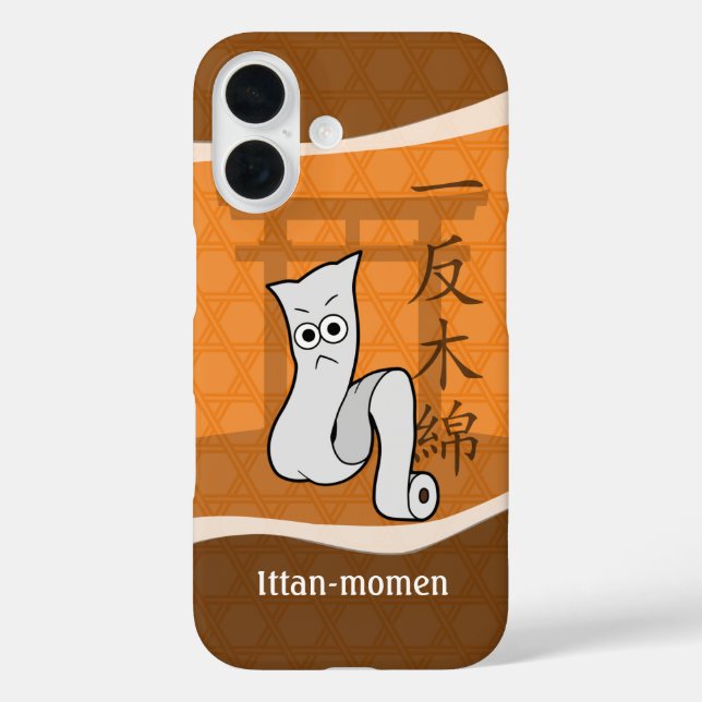 Japanese Yokai Ittan-momen Case-Mate iPhone Case (Back)