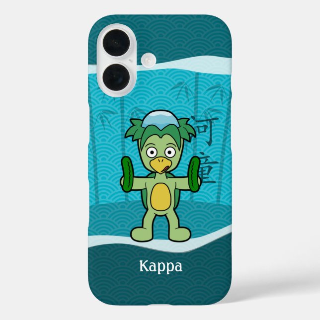 Japanese Yokai Kappa Case-Mate iPhone Case (Back)