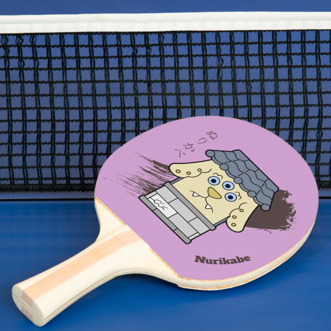 Japanese Yokai Nurikabe Ping-Pong Paddle (Insitu)